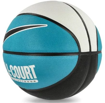 М'яч баскетбольний Nike EVERYDAY ALL COURT 8P DEFLATED WHITE/TEAL NEBULA/BLACK/BLACK size 7