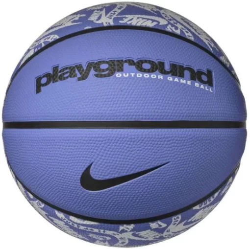 М'яч баскетбольний Nike EVERYDAY PLAYGROUND 8P GRAPHIC DEFLATED POLAR/BLACK/BLACK/WHITE size 5