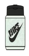 Пляшка Nike TR RENEW RECHARGE STRAW BOTTLE 16 OZ зелений, чорний Уні 437 мл