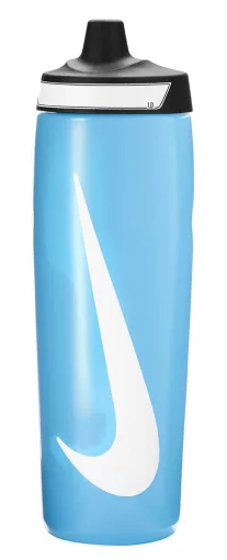 Пляшка Nike REFUEL BOTTLE 24 OZ блакитний, чорний, білий Уні 709 мл (N.100.7666.422.24)