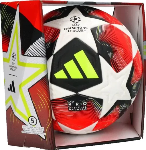 Офіційний футбольний м'яч Adidas UCL PRO 2025 Fired Up JH1295 №5
