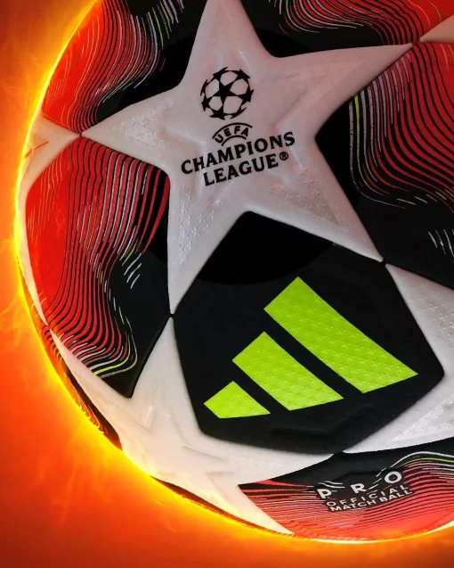 Офіційний футбольний м'яч Adidas UCL PRO 2025 Fired Up JH1295 №5