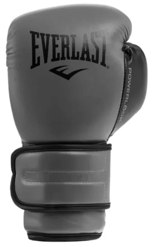 Боксерські рукавиці Everlast POWERLOCK 2R TRAINING GLOVE сірий, чорний Уні 14 унцій (P00002306)