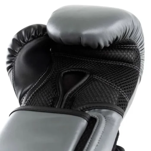Боксерські рукавиці Everlast POWERLOCK 2R TRAINING GLOVE сірий, чорний Уні 14 унцій (P00002306)