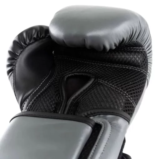 Боксерські рукавиці Everlast POWERLOCK 2R TRAINING GLOVE сірий, чорний Уні 16 унцій (P00002307)