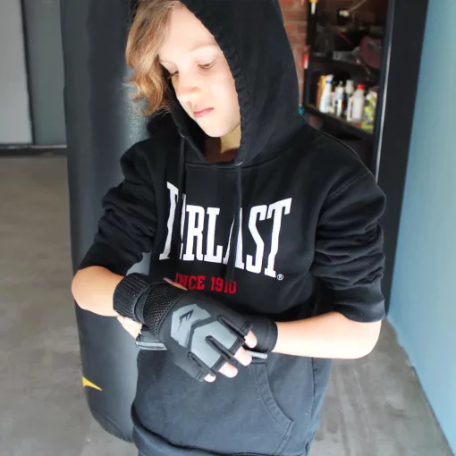 Бинти-рукавички Everlast PROSPECT QUICK WRAPS чорний, сірий Діт S/M