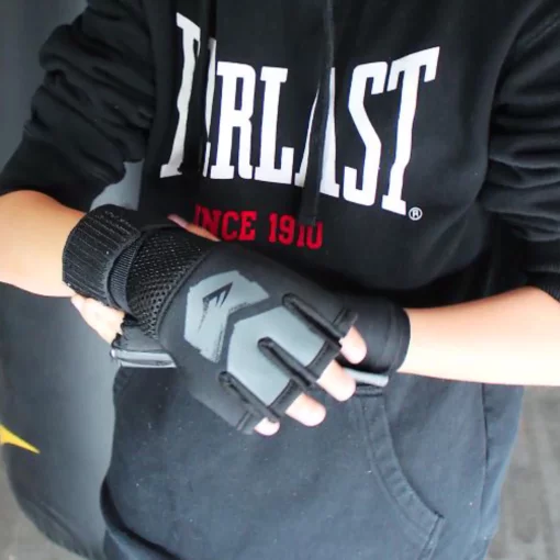 Бинти-рукавички Everlast PROSPECT QUICK WRAPS чорний, сірий Діт S/M