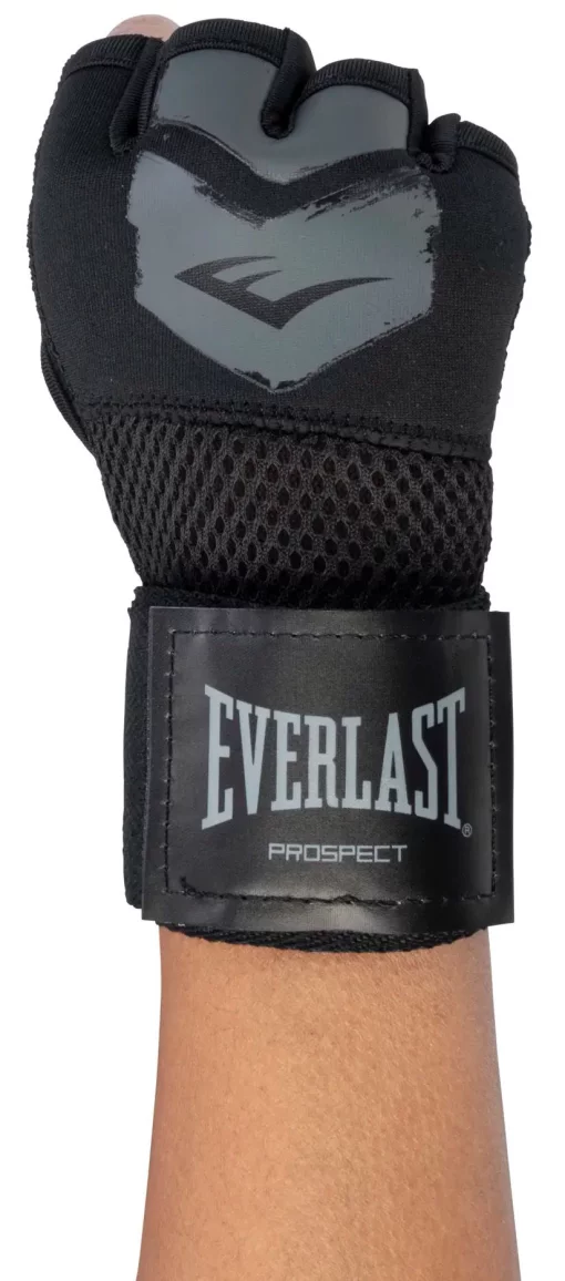 Бинти-рукавички Everlast PROSPECT QUICK WRAPS чорний, сірий Діт S/M