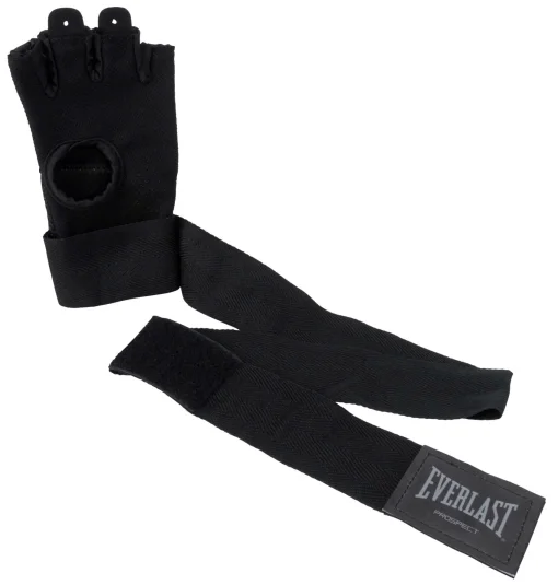 Бинти-рукавички Everlast PROSPECT QUICK WRAPS чорний, сірий Уні L/XL