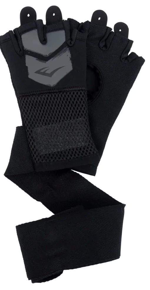 Бинти-рукавички Everlast PROSPECT QUICK WRAPS чорний, сірий Уні L/XL