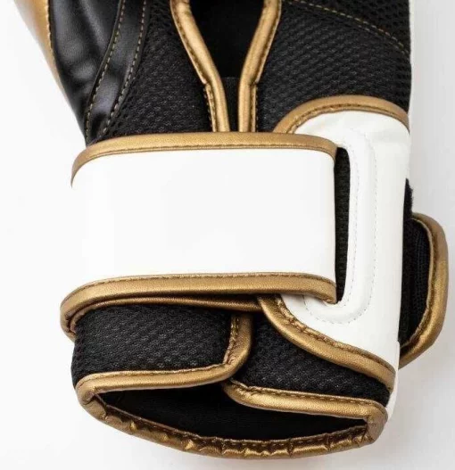 Боксерські рукавиці Everlast POWERLOCK 2R TRAINING GLOVE білий, золотий Уні 16 унцій