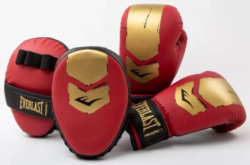 Комплект для боксу Everlast PROSPECT 2 BOXING KIT червоний, золотий Діт OSFM