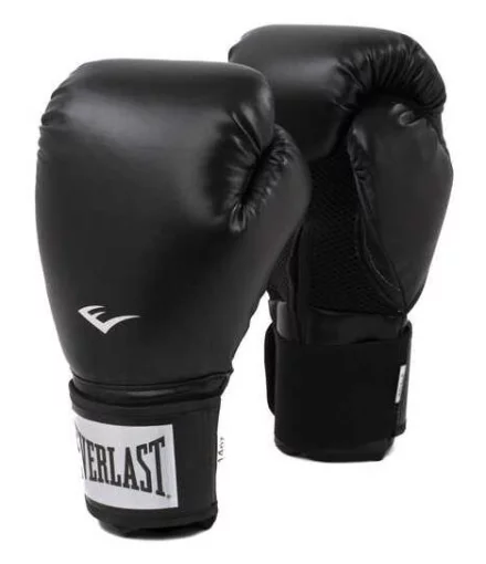 Боксерські рукавиці Everlast PROSTYLE BOX GL чорний Уні 12 унцій