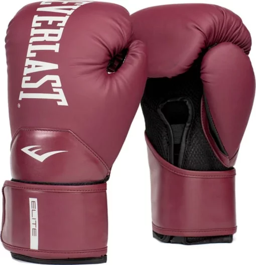 Боксерські рукавиці Everlast ELITE 2 BOXING GLOVES бордовий 12 унцій (P00003301)