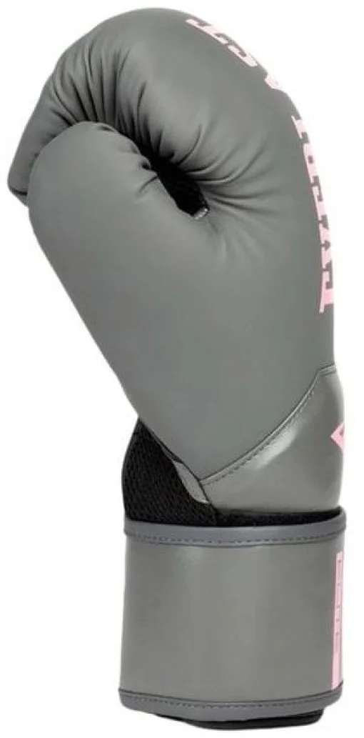 Боксерські рукавиці Everlast ELITE 2 BOXING GLOVES сірий, рожевий 12 унцій (P00003311)