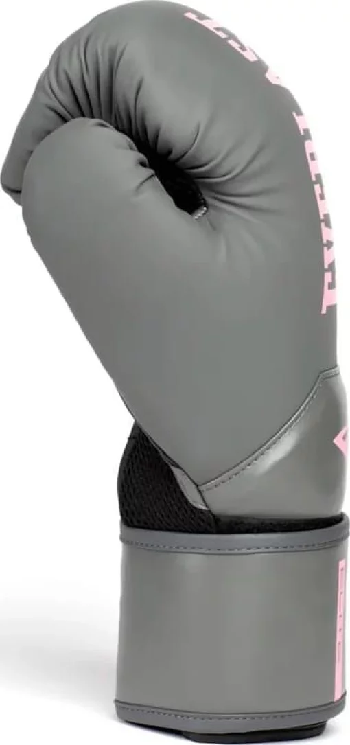 Боксерські рукавиці Everlast ELITE 2 BOXING GLOVES сірий, рожевий 14 унцій (P00003312)
