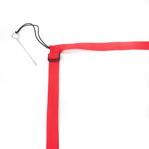 Розмітка майданчика для бадмінтону (регульована) Romi Sport Lin000021, червоний