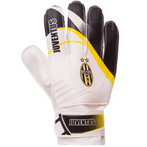 Перчатки вратарские детские JUVENTUS FB-0187-3, размер 9