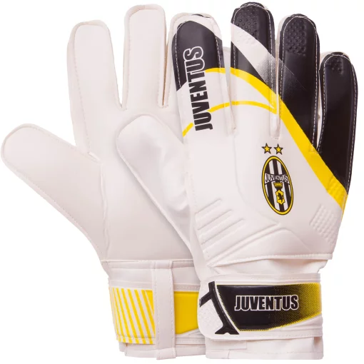 Перчатки вратарские детские JUVENTUS FB-0187-3, размер 9