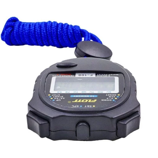 Секундомір електронний 10 результатів пам'яті FLOTT F-108