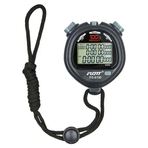 Секундомір електронний 100 результатів пам'яті FLOTT FS-8100