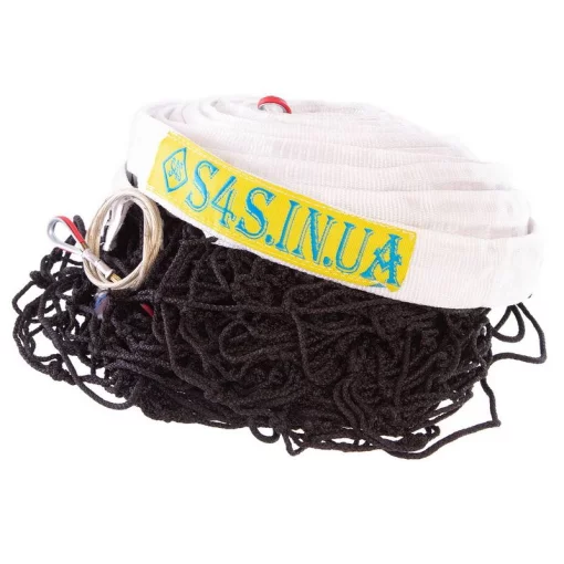 Сітка волейбольна 0,9x9 м. (шнур 3,5 мм, осередок 15*15 см), з тросом (Україна)