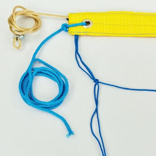 Сетка волейбольная 0,9x9 м. (шнур 3,5 мм, ячейка 15*15 см), с тросом (Украина) (10162)