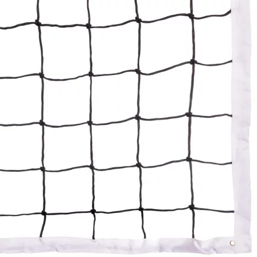 Сітка волейбольна 1x9 м. (шнур 3,5 мм, осередок 10*10 см), з тросом