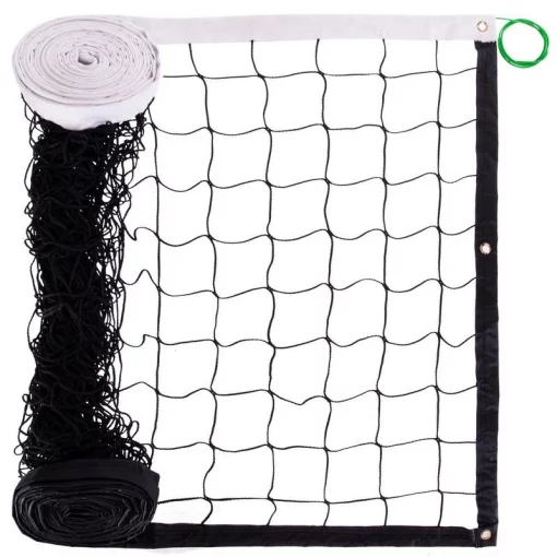 Сітка волейбольна 1x9,5 м. (шнур 3,5 мм, осередок 10*10 см), з тросом C-5640