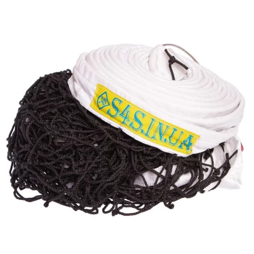 Сітка волейбольна 1x9,5 м. (шнур 3,5 мм, осередок 10*10 см), з тросом SO-0947