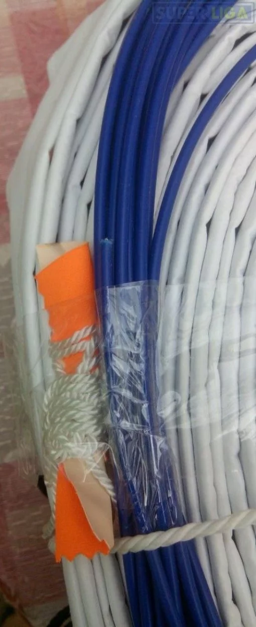 Сітка волейбольна X2 "Професійна 9,5 м." (шнур 4 мм, осередок 10*10 см), з тросом