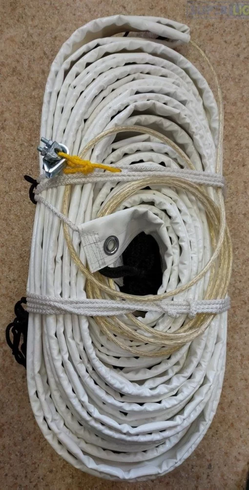 Сітка волейбольна X2 "Професійна 9,5 м." (шнур 4 мм, осередок 10*10 см), з тросом