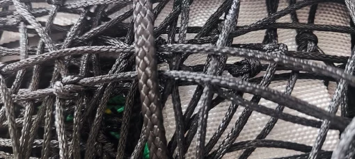 Сетка волейбольная Romi Sport "Профессиональная" капроновая, ячейка 10*10 см (Польша) 9,5 м.