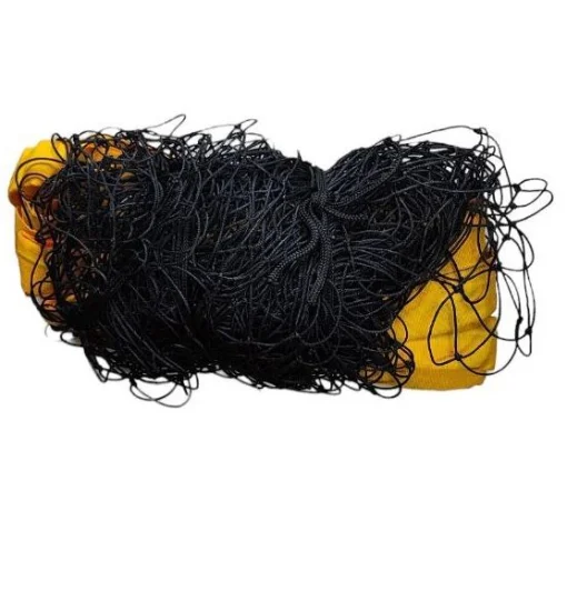 Сітка волейбольна Romi Sport "Тренувальна" (2.7мм.капрон, 8.5 м.) black/yellow