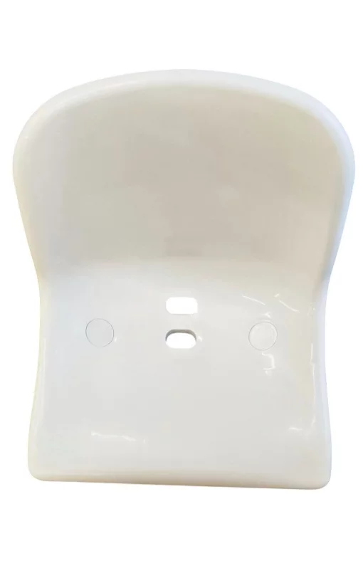 Стадионное сиденье со спинкой белого цвета (SS00166(W))