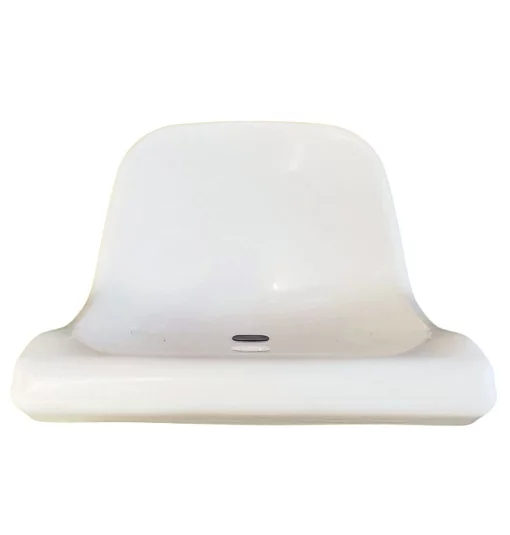 Стадионное сиденье со спинкой белого цвета (SS00166(W))