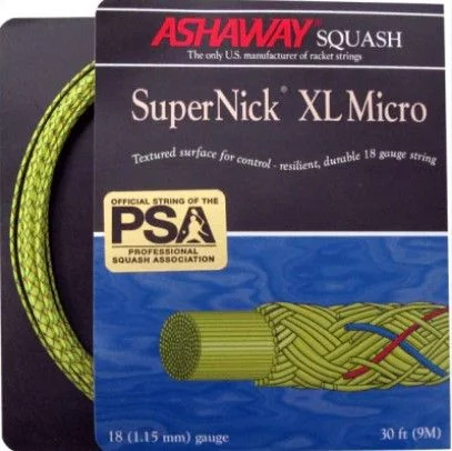 Струна Ashaway Super Nick XL Micro 1.15 yellow