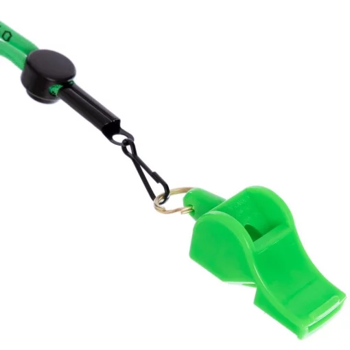 Свисток арбітра пластиковий на шнурі FOX40-CLASSIC, салатовий