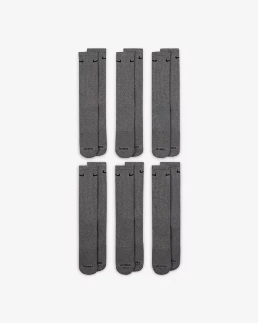 Шкарпетки Nike U NK ED PLS CSH CRW 6PR - 132 Сірий Чол 46-50