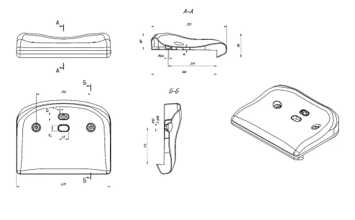 Сидіння для стадіонів без спинки