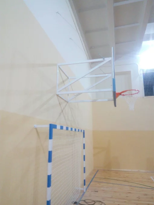 Ворота для міні-футболу та гандболу пристінні розбірні зі смугами SS00579