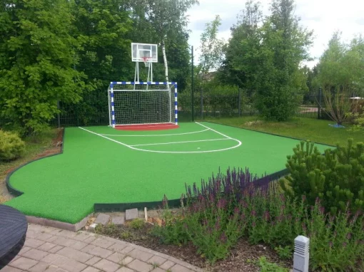 Ворота для міні-футболу і гандболу з баскетбольним щитом SS00410