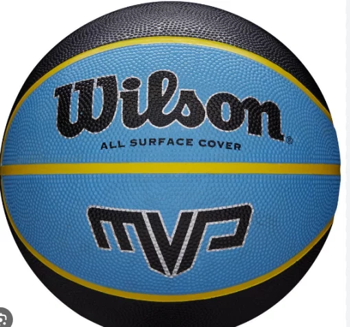 М'яч баскетбольний Wilson MVP 275 black/blue size 5