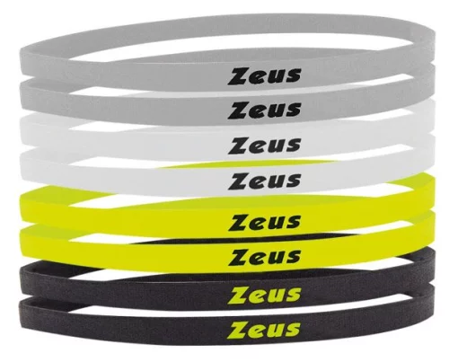 Пов`язка на голову Zeus SET HAIRBANDS 8 PZ сірий, білий, жовтий, чорний Уні OFSM